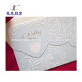 Free Samples Recyclable Fold Wedding Invitation Card With Envelope Pocket, Folded Paper Cards